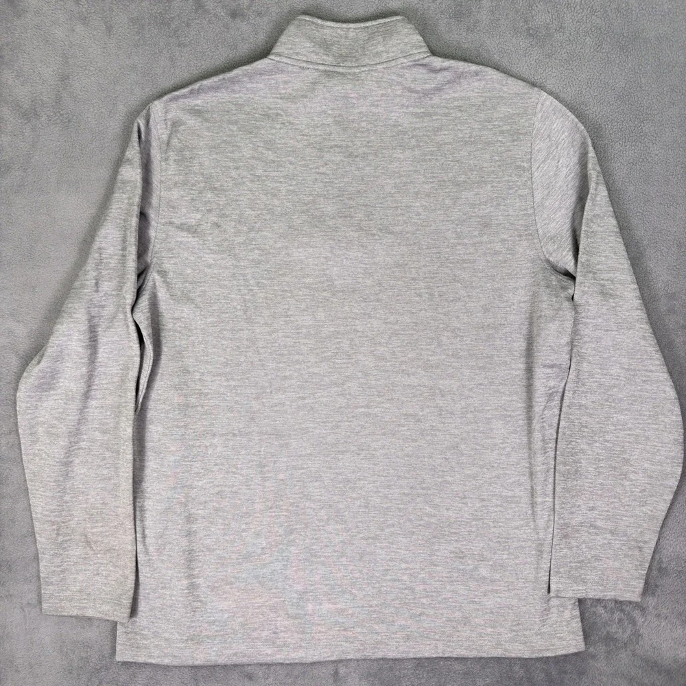 Rorie Whelan Sweater Mens‎ 2XL Gray 1/4 Zip Pullover Golf Performance Preppy